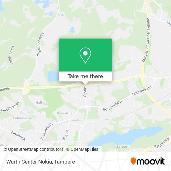 Wurth Center Nokia map