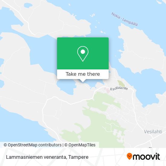 Lammasniemen veneranta map