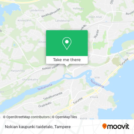Nokian kaupunki taidetalo map