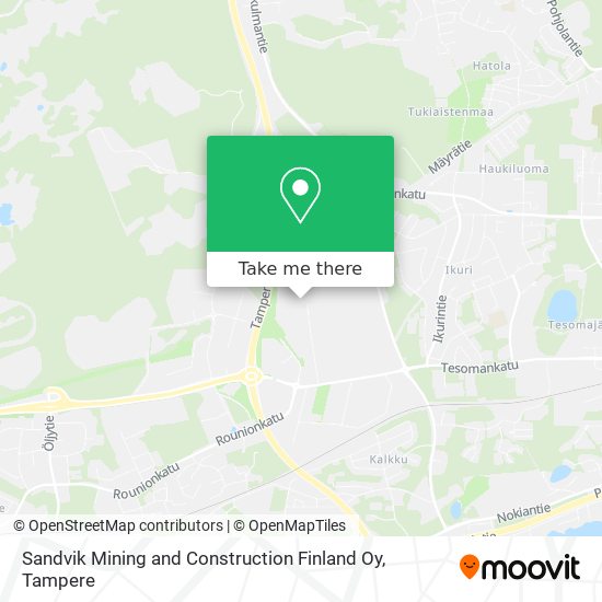 Sandvik Mining and Construction Finland Oy map