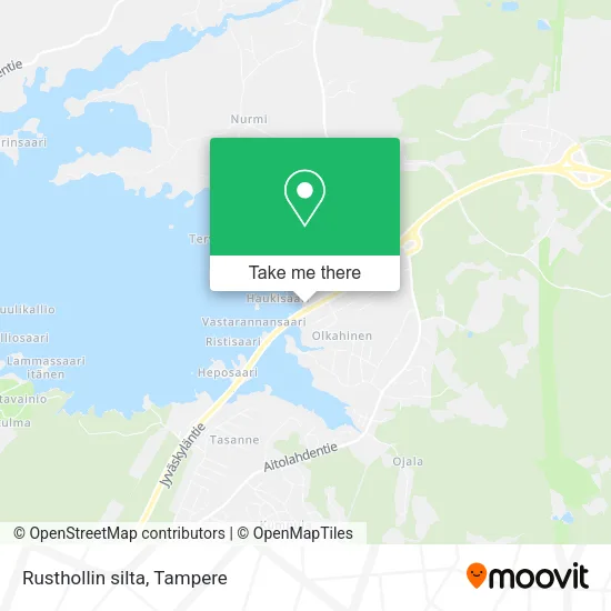 Rusthollin silta map