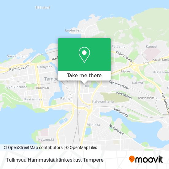 Tullinsuu Hammaslääkärikeskus map