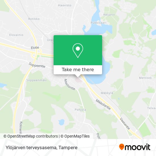 Ylöjärven terveysasema map