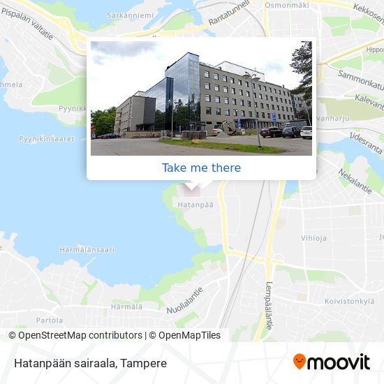 How to get to Hatanpään sairaala in Tampere by Bus?