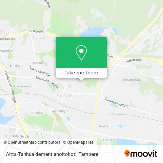 Aitta-Tanhua dementiahoitokoti map