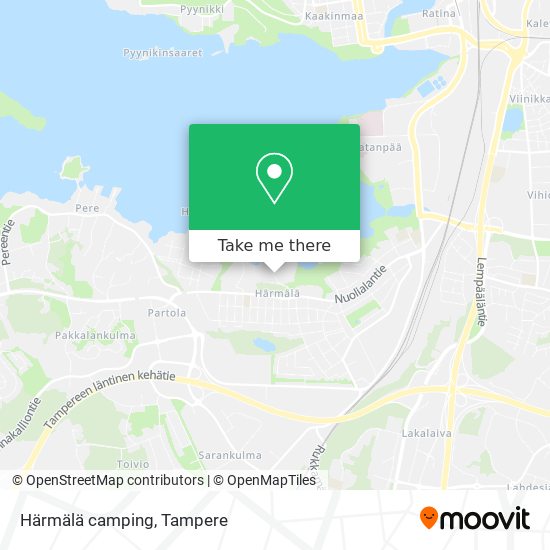 Härmälä camping map