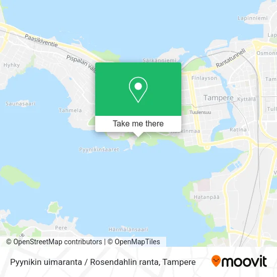 Pyynikin uimaranta / Rosendahlin ranta map