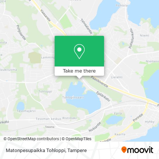 How to get to Matonpesupaikka Tohloppi in Tampere by Bus, Light Rail or  Train?
