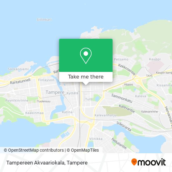 Tampereen Akvaariokala map