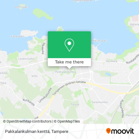 Pakkalankulman kenttä map