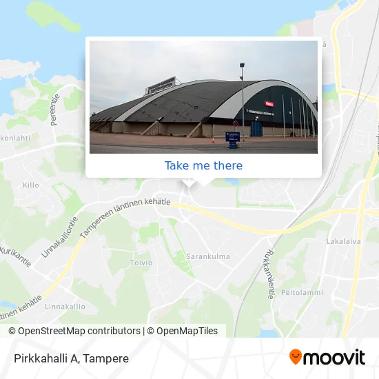 Pirkkahalli A map
