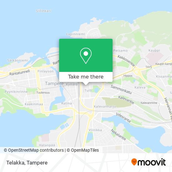 Telakka map