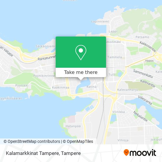 Kalamarkkinat Tampere map