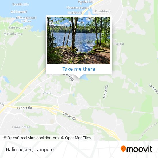 Halimasjärvi map