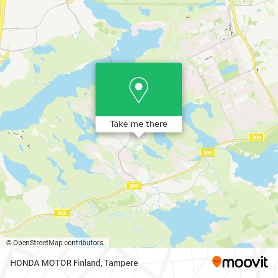 HONDA MOTOR Finland map