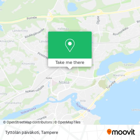 Tyttölän päiväkoti map