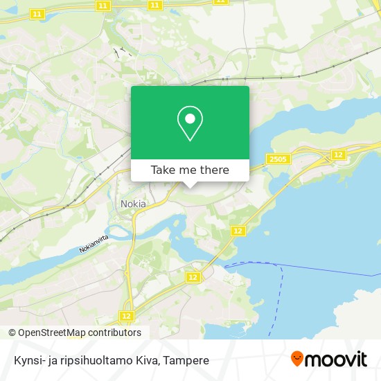 Kynsi- ja ripsihuoltamo Kiva map