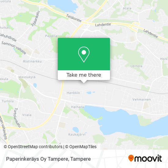 Paperinkeräys Oy Tampere map