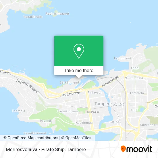 Merirosvolaiva - Pirate Ship map