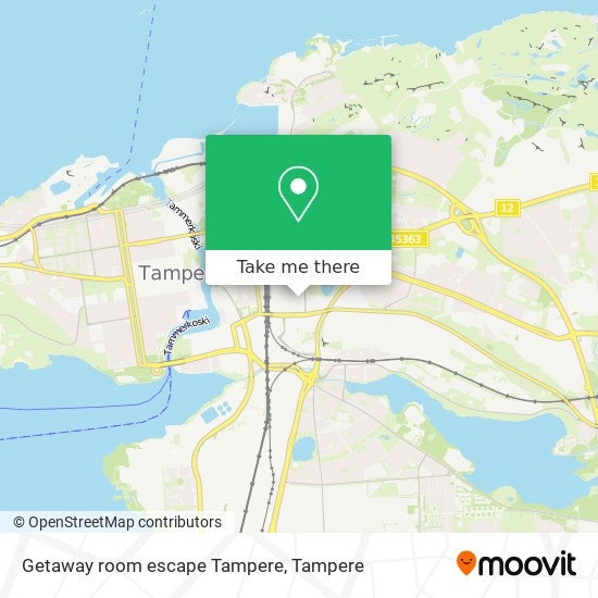 Getaway room escape Tampere map