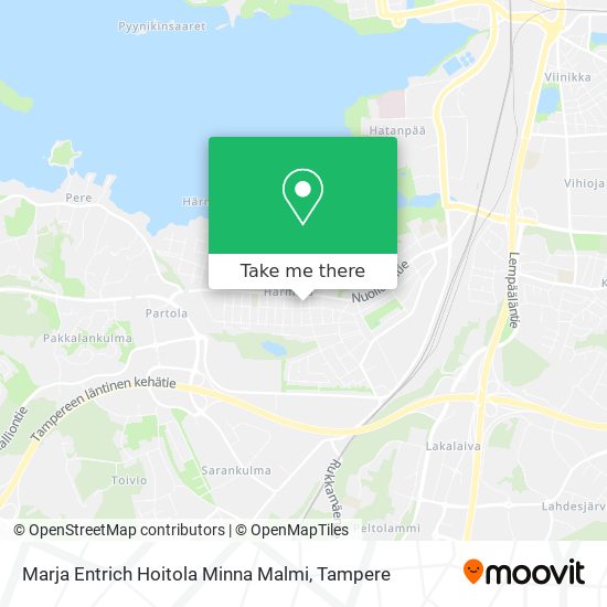 Marja Entrich Hoitola Minna Malmi map