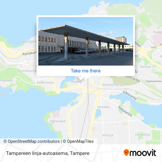 Tampereen linja-autoasema map
