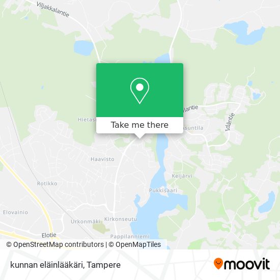 kunnan eläinlääkäri map