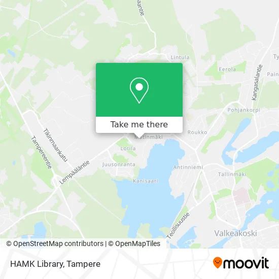 HAMK Library map