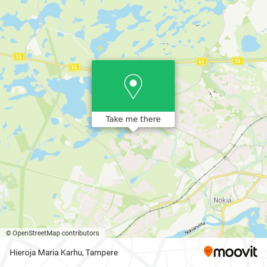 Hieroja Maria Karhu map