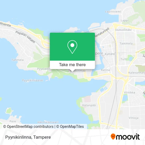 Pyynikinlinna map
