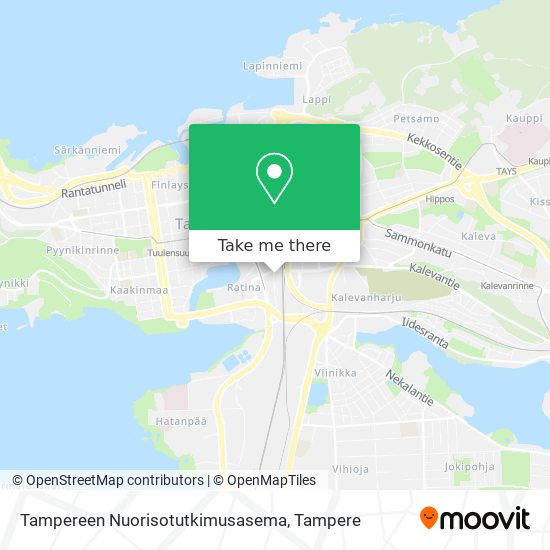 Tampereen Nuorisotutkimusasema map