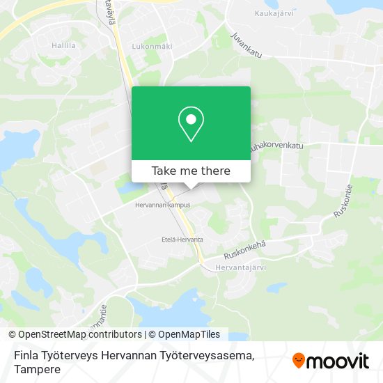Finla Työterveys Hervannan Työterveysasema map