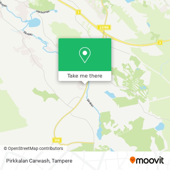 Pirkkalan Carwash map