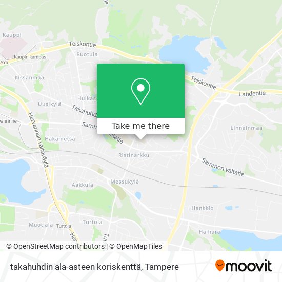 takahuhdin ala-asteen koriskenttä map