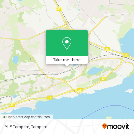 YLE Tampere map