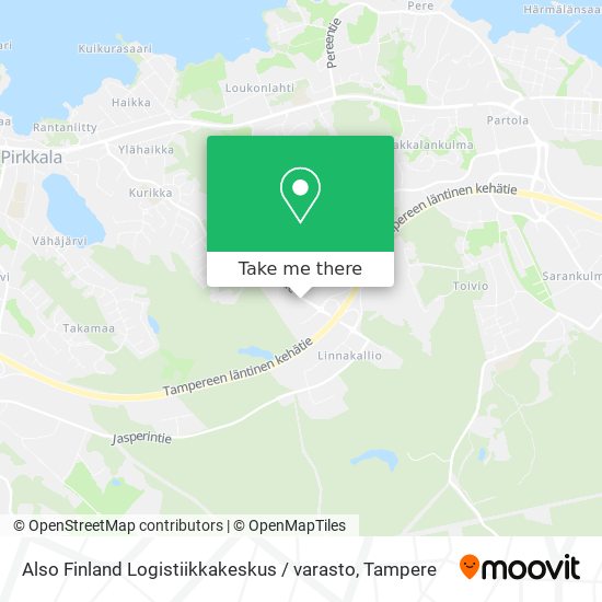 Also Finland Logistiikkakeskus / varasto map