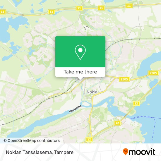 Nokian Tanssiasema map