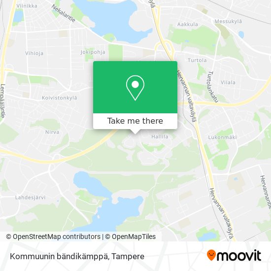 Kommuunin bändikämppä map