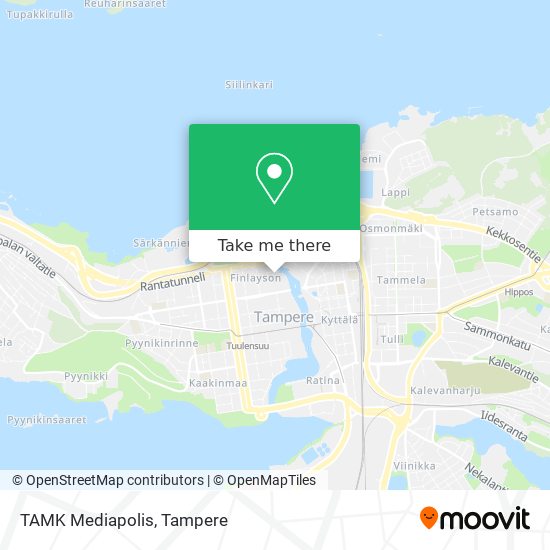 TAMK Mediapolis map