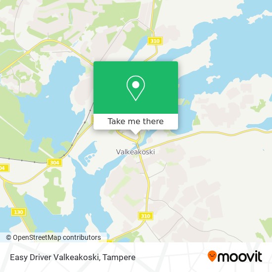 Easy Driver Valkeakoski map