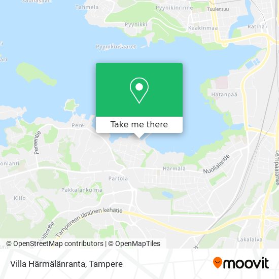 Villa Härmälänranta map