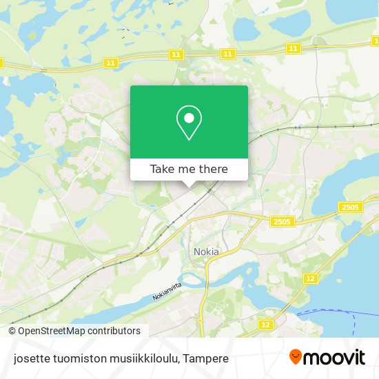 josette tuomiston musiikkiloulu map