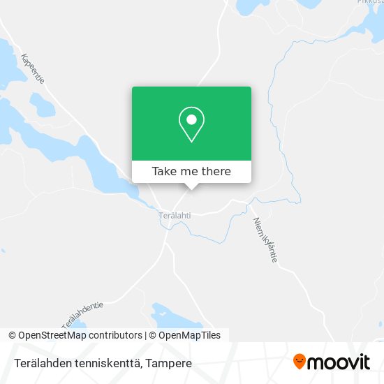 Terälahden tenniskenttä map