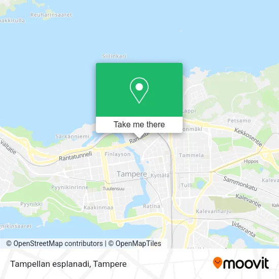 Tampellan esplanadi map