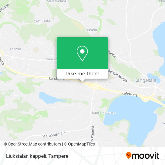 Liuksialan kappeli map