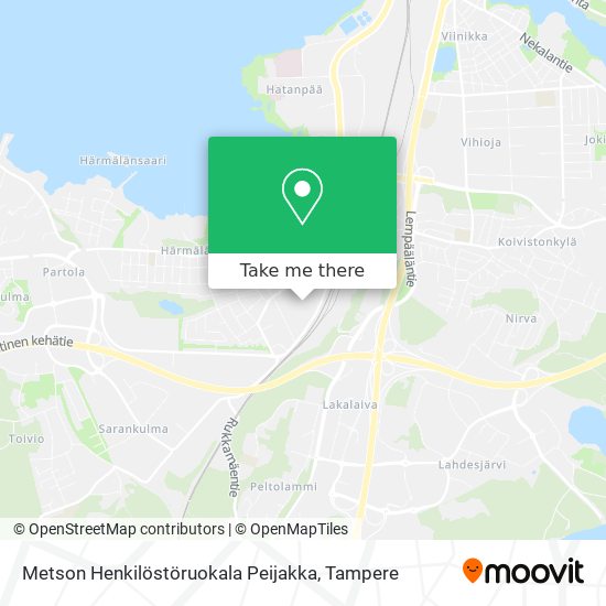 Metson Henkilöstöruokala Peijakka map