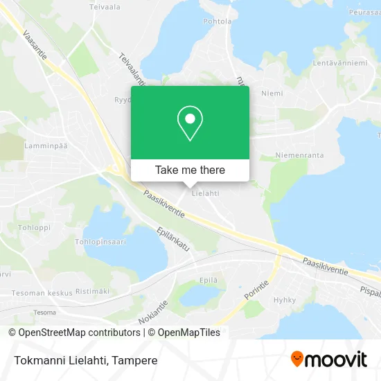 Tokmanni Lielahti map