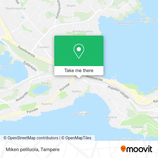 Miken peliluola map