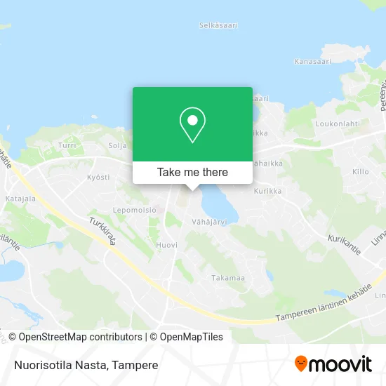 Nuorisotila Nasta map