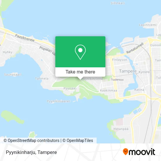 Pyynikinharju map